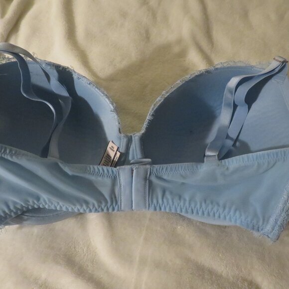 Victoria's Secret Dream Angels Lined Demi Blue Bra  36DDD - Picture 3 of 5